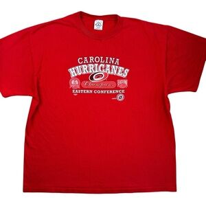 VTG Carolina Hurricanes 2002 Conference Champs NHL Hockey Stanley Cup t-shirt XL